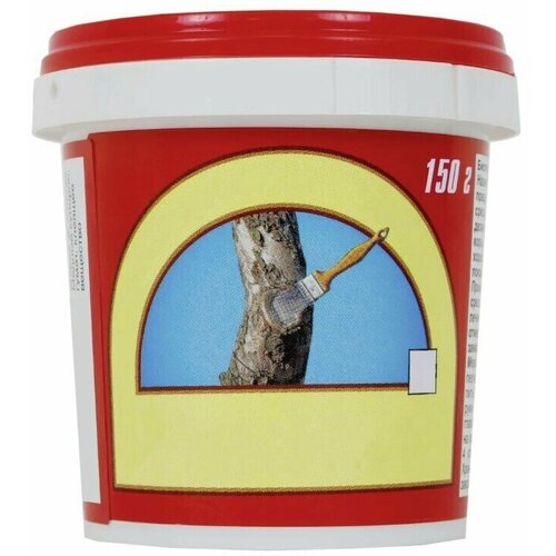 Паста-замазка 150 г, для ускорения регенерации тканей растений, применяется при возникновении трещин от экстремально низких или высоких температур, механических повреждениях и после обрезки