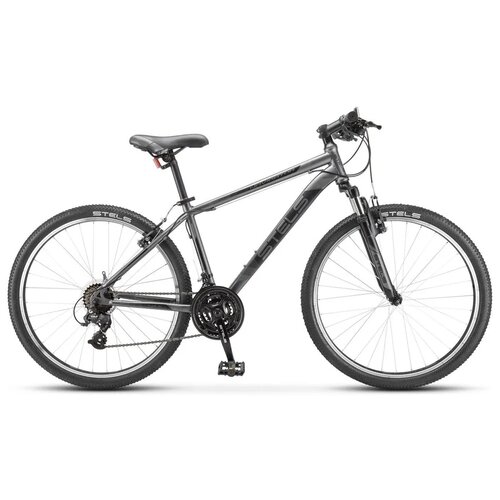 Горный (MTB) велосипед STELS Navigator 500 V 26 F020 (2022) матово-серый 20 (требует финальной сборки) горный mtb велосипед stels navigator 500 v 26 f020 2022 рама 20 серый матовый