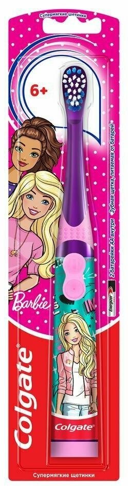 Зубная щетка Colgate CN07552A Barbie фиолетовая