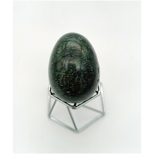 Яйцо из натурального камня моховый агат 49 мм (каверна)