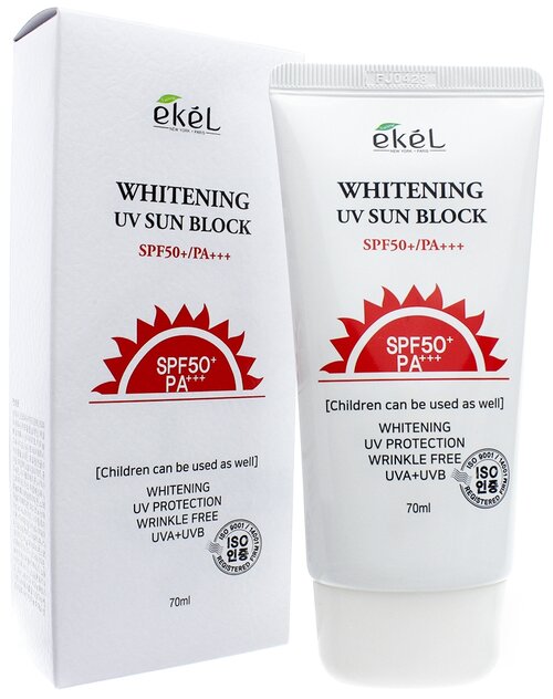 Ekel крем Whitening UV Sun Block SPF 50, 70 мл