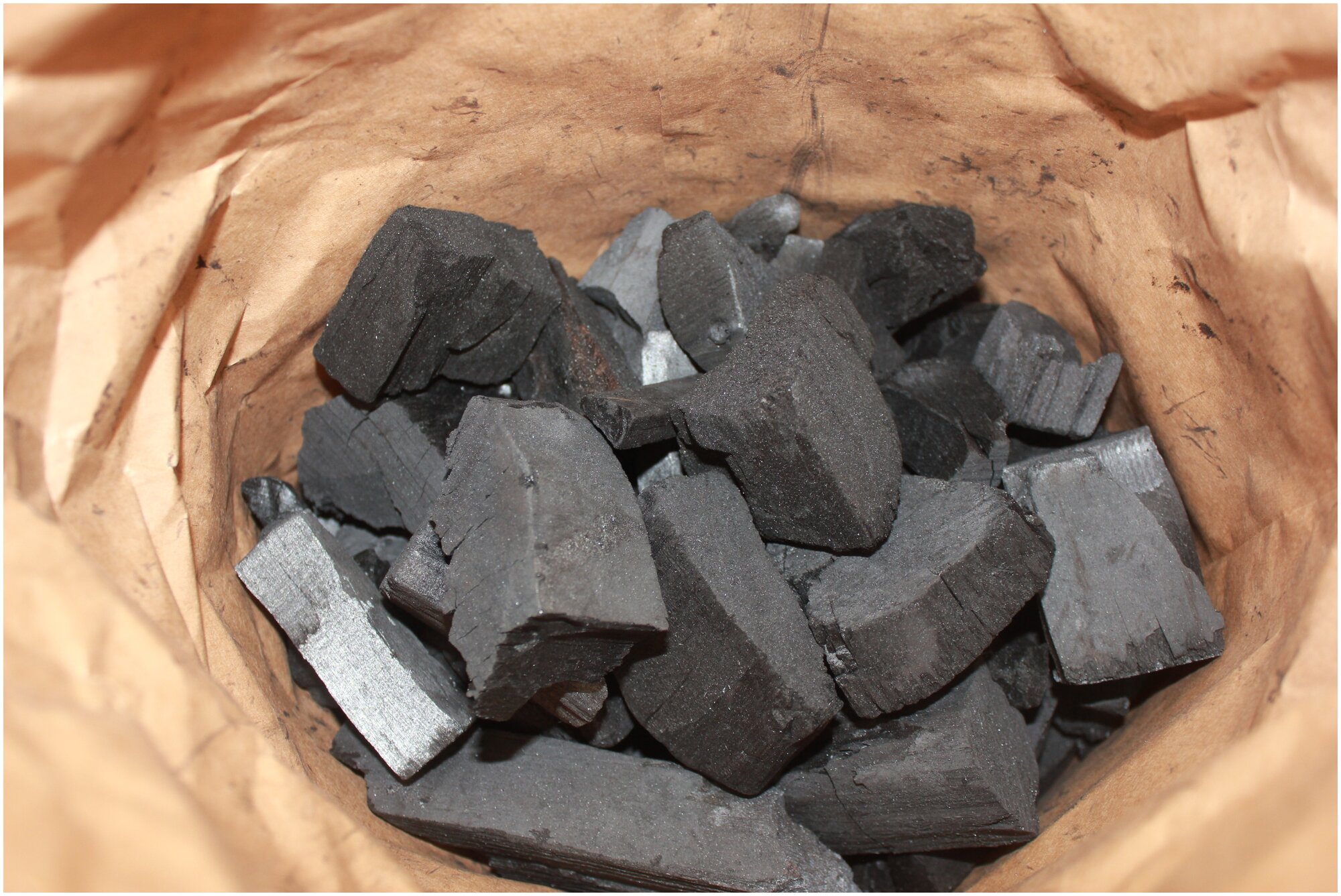 Уголь древесный /уголь для мангала/ 5кг. УгольОК - фотография № 2