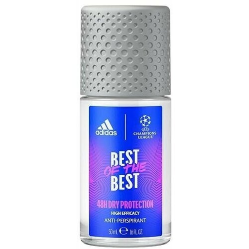 Дезодорант Adidas UEFA Best of the Best 48H шариковый антиперспирант мужской 50 мл (из Финляндии) дезодорант спрей adidas uefa best of the best 48h антиперспирант мужской 150 мл из финляндии