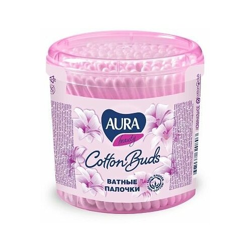 Палочки ватные Aura Beauty стакан 200 шт палочки ватные aura beauty стакан 200 шт