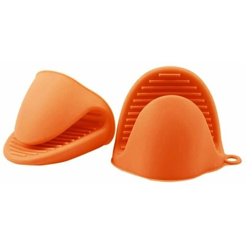Прихватка силиконовая Vetta 2 шт оранжевые 276₽