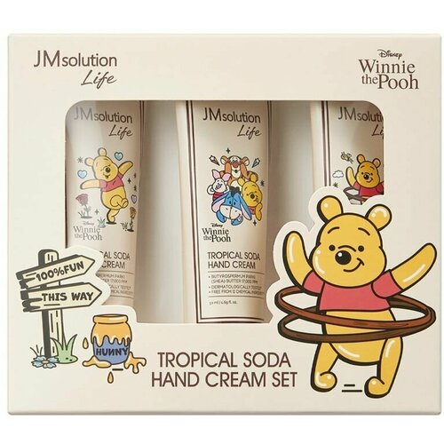 JMSolution Набор Кремов для рук Тропическая Сода Винни Пух LIFE DISNEY TROPICAL SODA HAND CREAM SET 3 шт 50 мл 1190₽