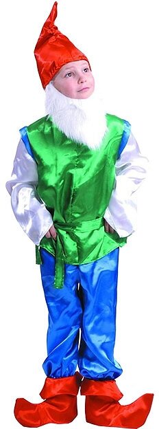 Батик Карнавальный костюм Гном, рост 104 см 7020-104-52