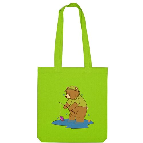 фото Сумка шоппер us basic, зеленый