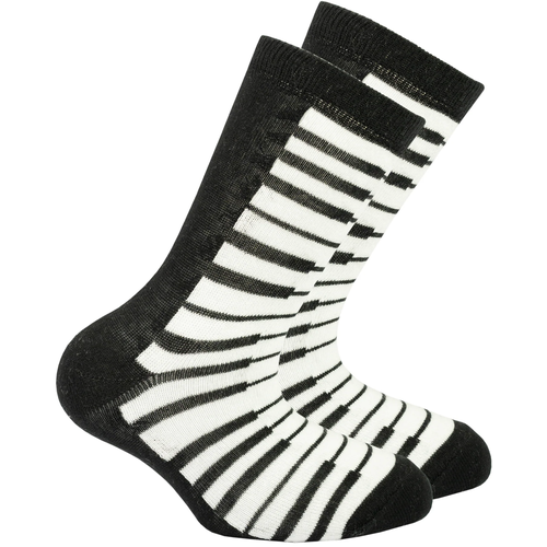 Носки Socks n Socks размер 1-5 US, черный, белый