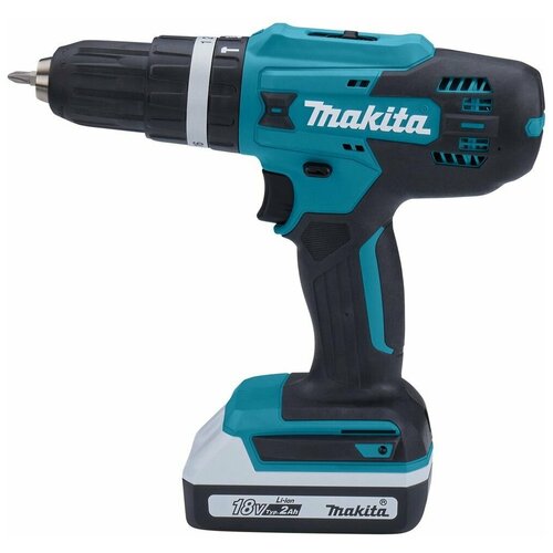 Дрель аккумуляторная Makita HP 488 DWAE электроинструмент подарок на день рождения мужчине любимому папе дедушке парню 2545000₽