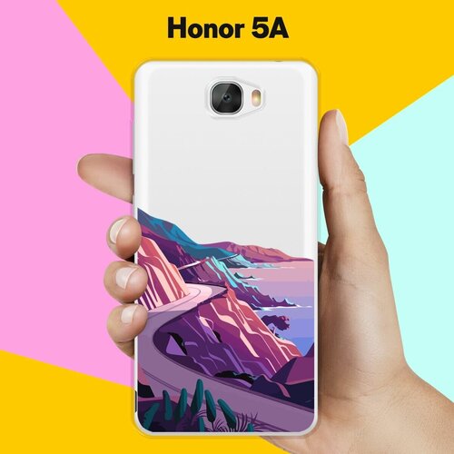 Силиконовый чехол на Honor 5A Горы 20 / для Хонор 5А силиконовый чехол на honor 5a хонор 5а туманные горы