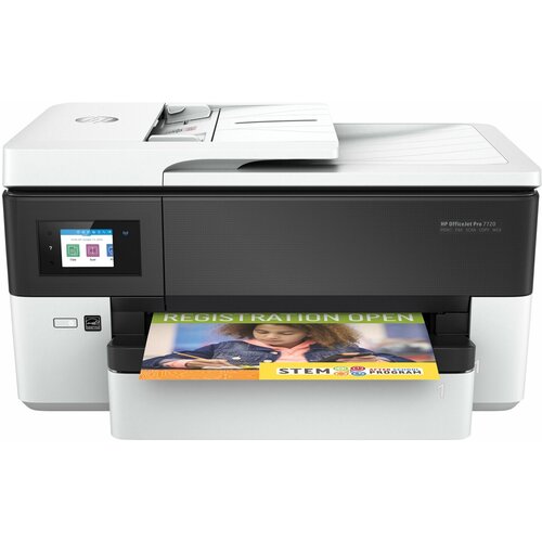 МФУ струйное HP OfficeJet Pro 7720 4 в 1 А3 22 стрмин 30000 стрмес 4800х1200 дуплекс АПД Wi-Fi сетевая карта Y0S18A 6404500₽