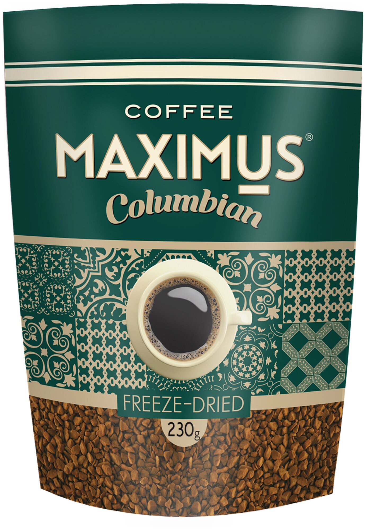 Кофе растворимый Maximus Columbian сублимированный, 140 г