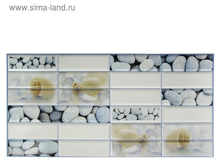 фото Панель ПВХ Плитка Свежесть 955 х 480 мм