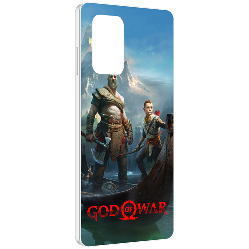 Чехол MyPads God Of War Кратос Атрей для ZTE Blade A72 / ZTE Blade V40 Vita задняя-панель-накладка-бампер