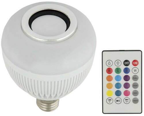 Светодиодный светильник Диско с динамиком и Bluetooth, пульт ду Volpe