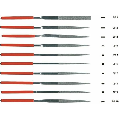 Набор надфилей 140мм (10шт) Патриот PT-INO06 набор надфилей hugong 10шт