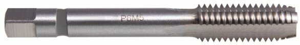 SDW TOOLS Метчик машинно-ручной м/р по металлу М18х25 P6M5 для метрической резьбы сквозных отверстий с проходным хвостовиком ta00072