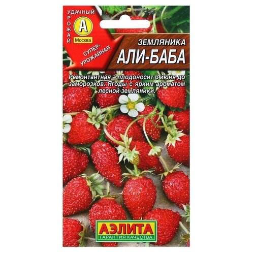 Семена Земляника Али Баба ремонтантная, 0,04 г 4 шт земляника али баба 60 семян