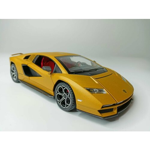 фото Машинка металлическая ламборджини lamborghini 1:24 желтый xlg