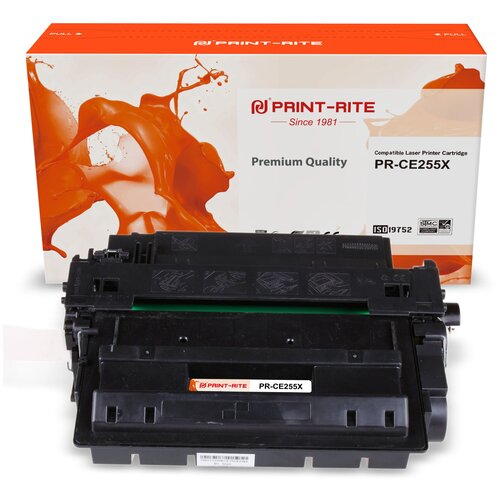 тонер картридж print rite tfhaphbpu1j ce255x черный 12500стр для hp lj p3015 Картридж лазерный Print-Rite TFHAPHBPU1J PR-CE255X CE255X black ((12500стр.) для HP LJ P3015) (PR-CE255X)