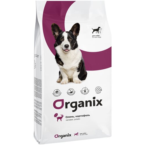 Сухой корм для собак ORGANIX оленина, с картофелем 1 уп. х 1 шт. х 2.5 кг сухой корм для собак organix оленина с картофелем 1 уп х 12 кг