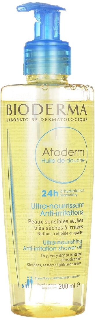 Bioderma Масло для душа Atoderm Ultra-Nourishing Anti-Irritation Shower Oil Масло 200мл