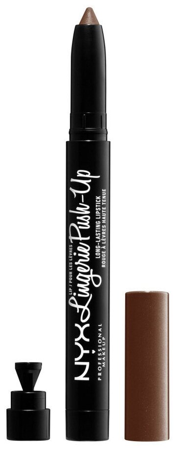 NYX professional makeup Матовая помада-карандаш для губ Lip Lingerie Push-Up Long-Lasting, оттенок After hours 23