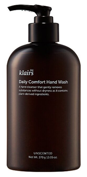 DEAR, KLAIRS Мыло для рук жидкое. Daily comfort hand wash, 370 гр.