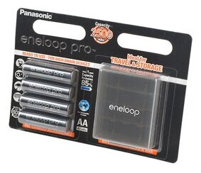 Батарейка Eneloop Pro Ni-Mh тип АА 2500 mAh (BK-3HCDEC4BE) 4 шт