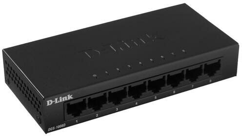 Коммутатор D-Link DGS-1008D
