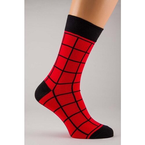 фото Мужские носки годовой запас носков, классические, размер 27 (41-43), красный
