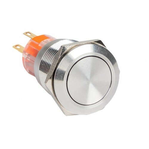 EKF Кнопка S-Pro67 19 мм с фиксатором с оранжевой подсветкой 24В s-pro67-232