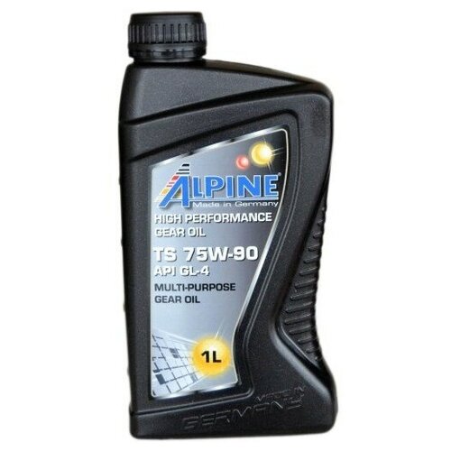 Масло трансмиссионное Alpine Gear Oil TS 75W-90 GL-4 канистра 1л, арт. 0101521