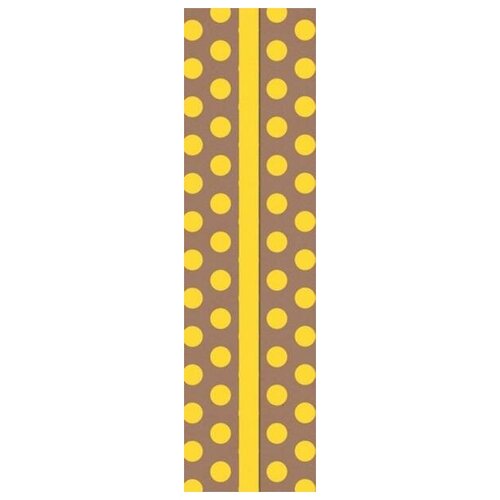 Феникс+ (канцтовары) Закладка для книг картонная Желтый горох феникс канцтовары линейка закладка черный кот 15 см