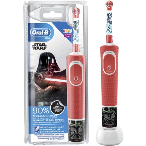 Электрическая зубная щетка Oral-B Vitality Kids Star Wars Mandalorian (с 3 лет)