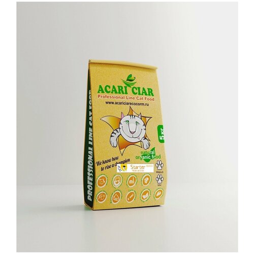 Сухой корм для кошек Acari Ciar A Cat Starter Holistic 5 кг( мини гранула ) Акари Киар сухой корм для кошек acari ciar a cat starter holistic 5 кг мини гранула акари киар