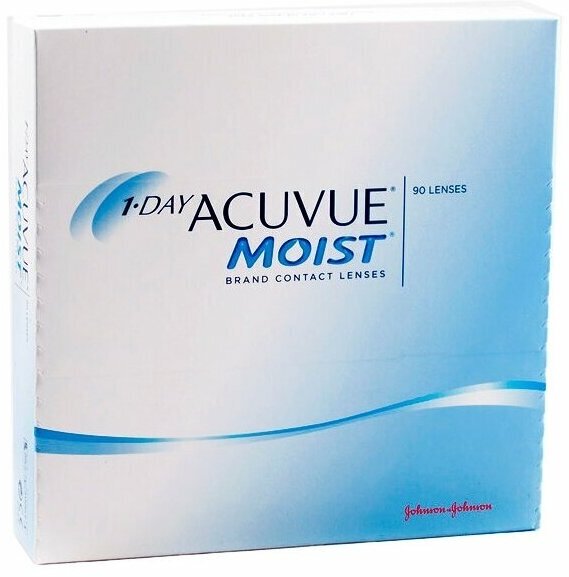 1-Day Acuvue Moist (90 линз) (-8.00/9.0)