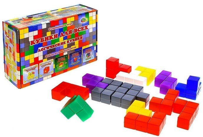 Корвет Логические кубики «Кубики для Всех», набор из 5 вариантов