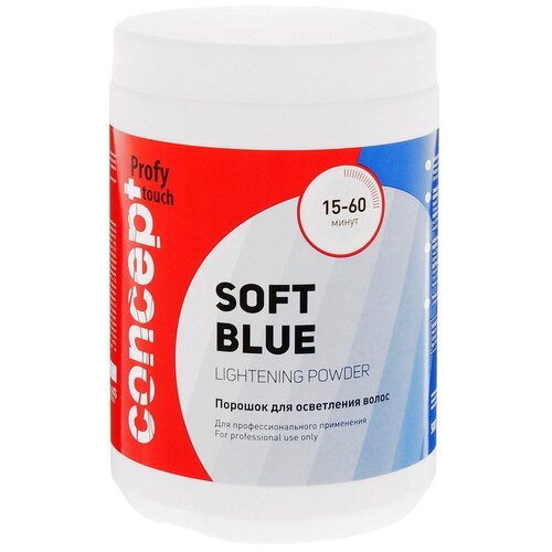 фото Concept profy touch порошок для осветления волос soft blue lightening powder, 30 г