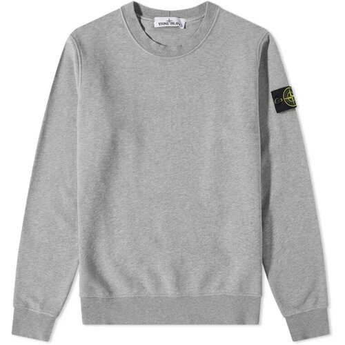 Свитшот Stone Island Garment Dyed Melange Grey, размер XL