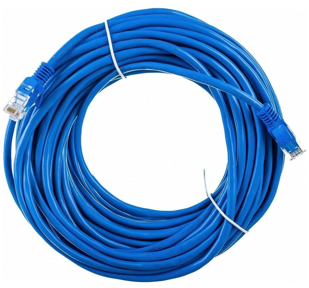 Сетевой кабель Gembird Cablexpert UTP cat.5e 20m Blue PP12-20M/B