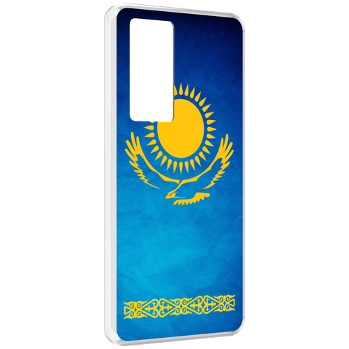 Чехол MyPads герб и флаг казахстана для Realme GT Master Explorer Edition задняя-панель-накладка-бампер