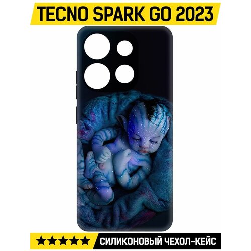 Чехол-накладка Krutoff Soft Case Аватар - Малышка для TECNO Spark Go 2023 черный чехол накладка krutoff soft case аватар малышка для tecno pop 7 pro черный