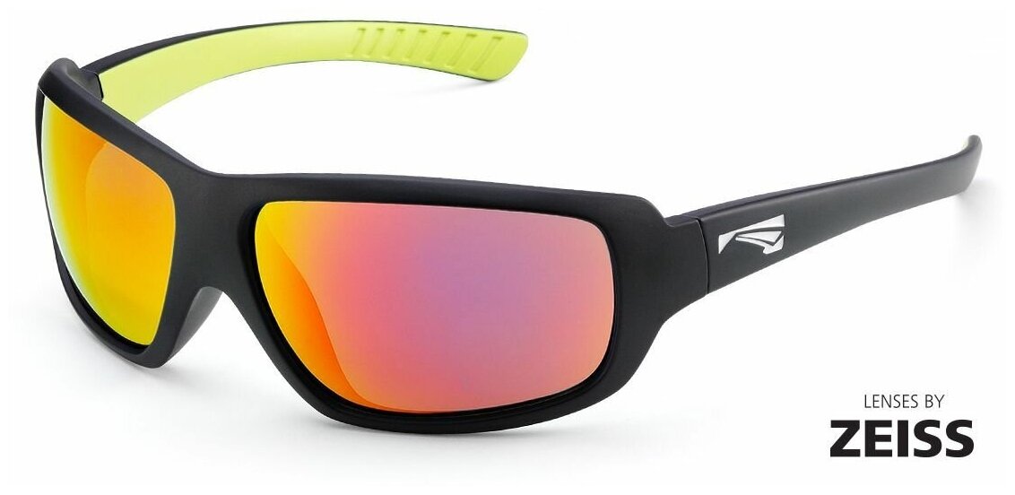 Солнцезащитные очки LiP Sunglasses  LiP FLO / Matt Black Mustard / Zeiss / PC / ML Red
