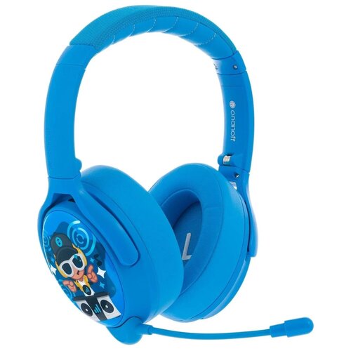 Onanoff Buddyphones Cosmos Plus cool blue детские bluetooth-наушники с микрофоном