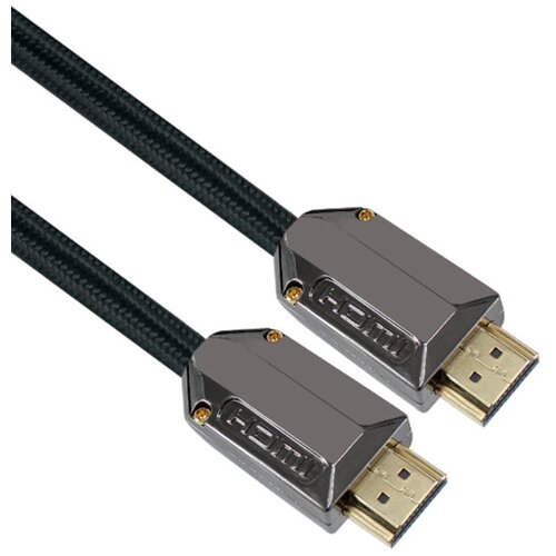 Кабель HDMI, v.2.0 4К/60HZ 18Gbps, усиленный, 2.0 м, Musta