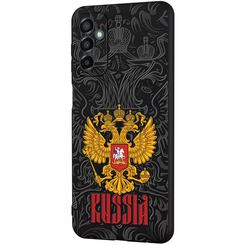 Силиконовый чехол Mcover для Samsung Galaxy M23 5G с рисунком Russia силиконовый чехол mcover для samsung galaxy m23 5g с рисунком игры в космосе