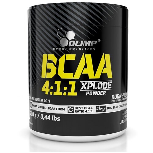 аминокислоты olimp bcaa 20 1 1 xplode powder 500 гр груша Olimp Sport Nutrition BCAA 4:1:1 Xplode Powder (200 гр) - Груша