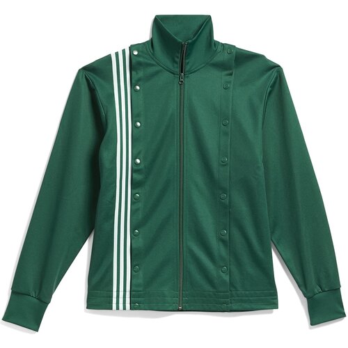 фото Олимпийка adidas originals ivy park 4all track jacket, силуэт прямой, размер xs, зеленый